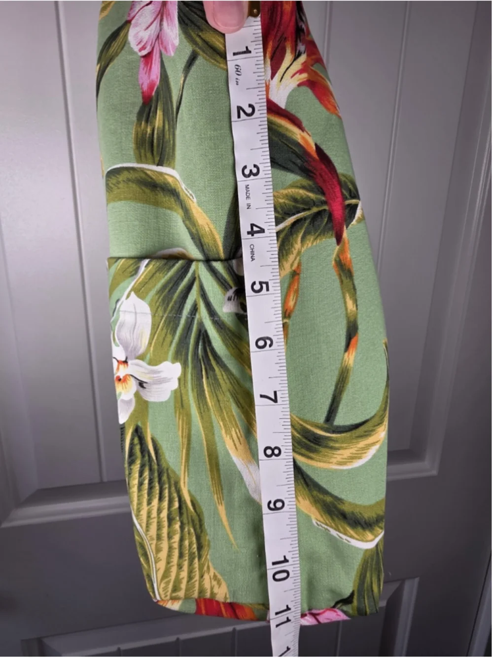 Pinkham Made In Hawaii Reversible Canvas Tote Bag Tropical Hibiscus Floral Black